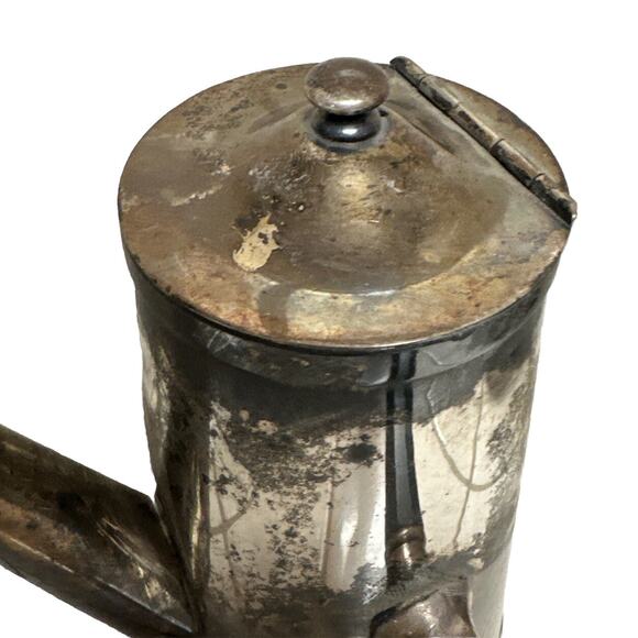 Vintage Indestructo Kettle Coffee Pot Number 1297 8 ” High 5” Round Benedict - Picture 4 of 7